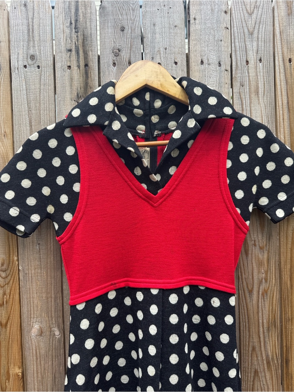 Vintage 70s rudi gernreich polka dot dress - Picture 2 of 12